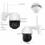 Import Smart CCTV IP Pan Tilt Zoom Camera Dome Housing 4X Digital  Zoom P2P Surveillance Tow-Way Audio Wireless WiFi CCTV Camera from China