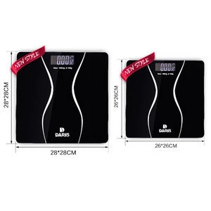 Smart Household Glass Body Scales Floor Digital Bathroom Scale 0.01g Electronic Body Weight Scale LCD Display 180KG/50G