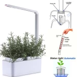 Smart Indoor Herb Garden Led Grow Light Kit Hydroponic Grow System Self Watering Plant Pot  modern desktop plastic Garten Maceta