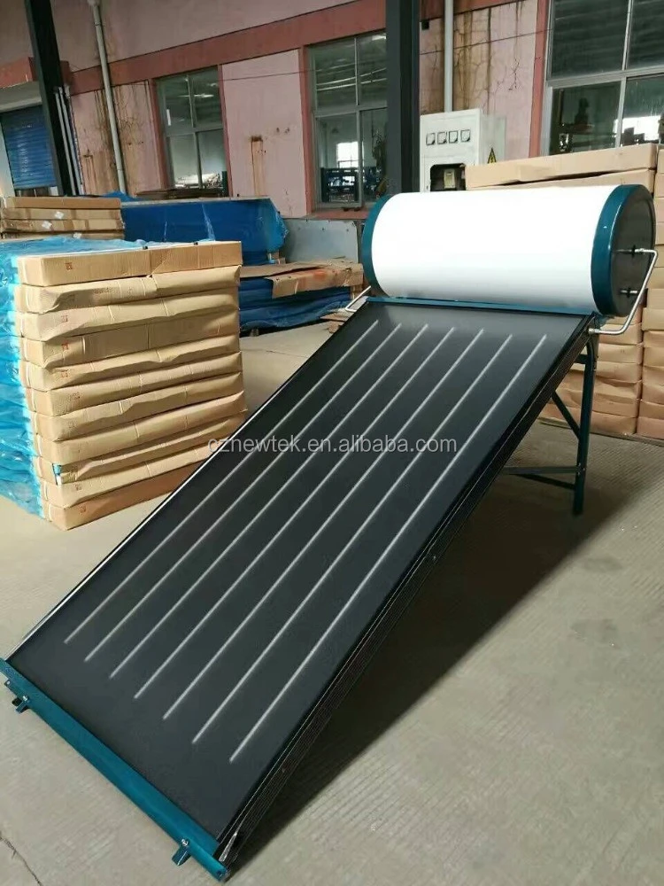 solar water heaters with flat plate collectors