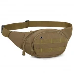 Solid color waist bag sport leisure canvas waist bag fashion women waist bag wholesale men's