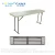 Import Space Saving 3 Seater Plastic Foldable Training Table 152CM Long Folding Conference Seminar Table from China