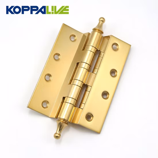 Modern Brass Villa Gate Curve Cranked Folding Ball Bearing Bending Door Hinge