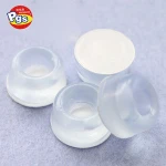 Specialty Soft Clear round Sound Dampening Cabinet and Furniture Door Bumpers