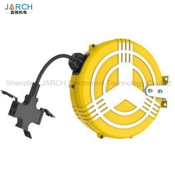 Spring type small cable reel automatic retractable electric power cord reel