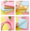 Square shape 7.5*7.5cm self adhesive sticky notes cube notepad paper pads simple memo pad sticky