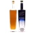 square shape premium heavy cork top delicate 750ml vodka liquor glass bottle