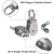 Import SS304 stainless steel swivel sheave rope pulley block from China