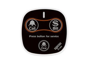 (ST-800-3B)3 button Wireless calling system Restaurant table call service bell  at restaurant, cafe and hospital.