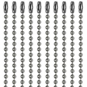 Stainless steel ball chain with connector for dog tag ball chain for label