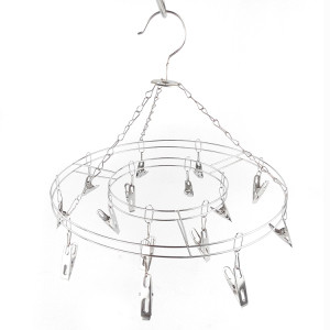 Buy Stainless Steel Multi-clip Drying Clothes Rack Drying Socks ...