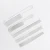 Import Stainless Steel Professional Hair Comb Ultra-thin Anti-Static B Salon Hair Styling Hairdressing Barbers metal hair Combs from China