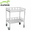stainless steel surgical instrument cart operating instrument trolley