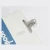 Import Stainless steel ticket holder Stationery Office document metal clip fixed strong ticket holder round mountain clip from China