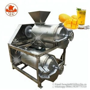 Stainless Steel Tomato Paste Processing Machine Mango Pulper Fruit Puree Vegetable Pulp Making Machine