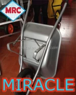 stainless steel wheel barrow wb6400 with steel handle for Dubai