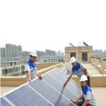 Steel Structure PV Solar Kit Flat Roof Mount System
