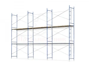 Steel working scaffolds