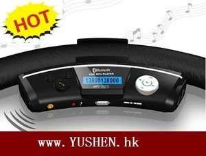 Steering wheel bluetooth car kit MP3 FM transmitter
