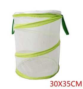 Stock 30x35cm Large Mesh Butterfly Insect Habitat Cage Butterfly Terrarium Butterfly House Wholesale