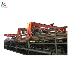 Straight-line plating equipment production line