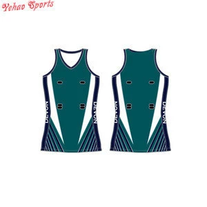 Sublimated high quality custom design netball dress uniform