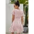 Import Summer Women Fashion Above Knee Mini Sashes Button Pockets Stripe Short Sleeve Casual Dress from China