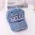 Import Super Quality Baseball hat For Children letters embroidery cowboy sun hat from China