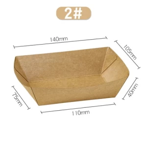 Superior Quality kraft paper Steaks Food Tray