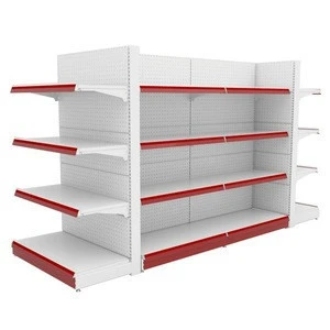 supermarket shelf for store  Double sided  heavy duty supermarket display rack for shop