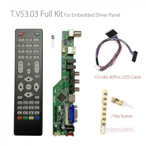 Supply Hot Selling HD Television  V53.03  LED TV PCB/TV Card  Price