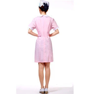 sweet design Hospital pink Nurse uniforms with 100% cotton