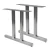 Import Table Legs Heavy Duty Modern Frame X Shape Square Office Restaurant Bench Desk Metal Coffee Dining Stainless Steel Table Legs from Pakistan