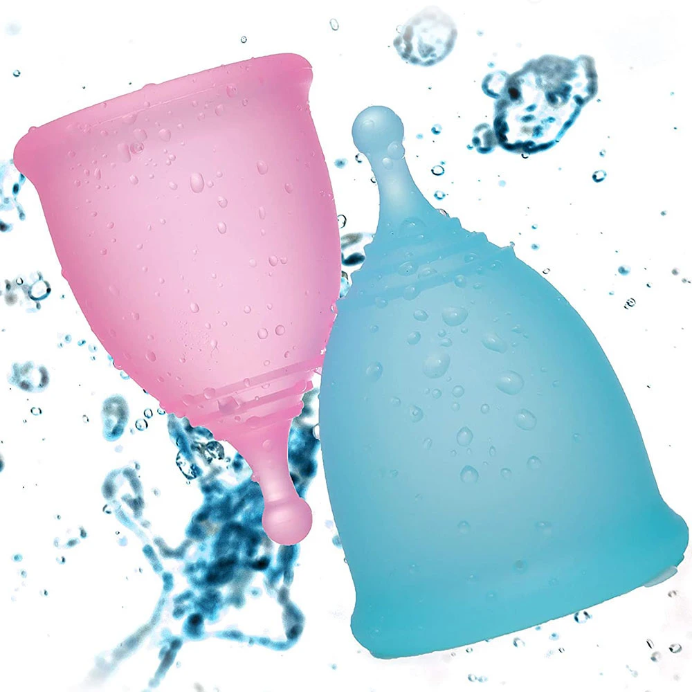 Tampon and Pad Alternative Active and Comfortable Menstrual Cup Reusable Silicone Period Cup