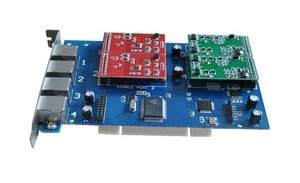 TDM400P 4 Ports with 2FXS and 2 FXO Asterisk card for Voip IP PBX