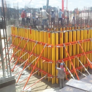 TECON H20 Wood Wall Formwork Brace Timber Beam with Concrete Plywood Column Shuttering Formwork for Construction