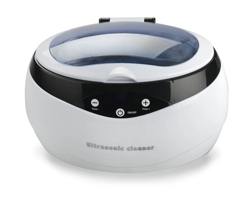 the latest and hot model of 650ml Mini portable plastic glass Ultrasonic Cleaner