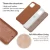 Import Thin Lamb Pattern Genuine Leather Real Leather Phone Case for IPhones from China