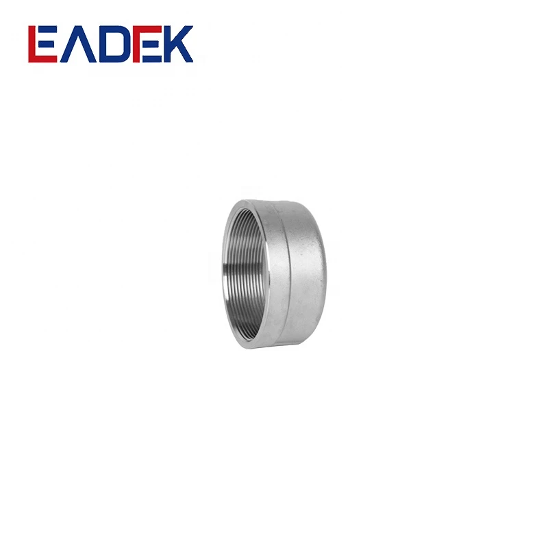 Thread Casting Female Stainless Steel  Connector Round End Cap