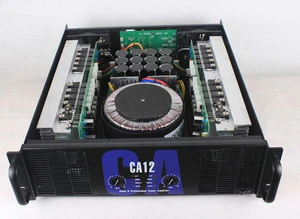 TKG 700 watt 700w 2 channel 3U class H CA12 performance transformer power amp speaker amplifier