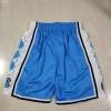 Top Quality North Carolina College Basketball Shorts Mens Stitched Mesh Sports Workout Short Pants Wholesale