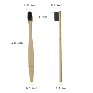 Top Quality Organic Reusable Eco Friendly Natural Nano BAMBOO TOOTHBRUSH for Kids Adults Travel with Manufacturer Custom Logo