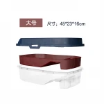 Tortoise breeding box plastic belt drying Brazil tortoise tank amphibious tortoise living pet cages