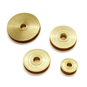 Toy brass pulley lathe parts