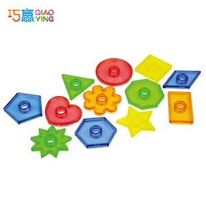 Translucent Geo Shape Sorting Abacus, Fun Mathematical Game Toys, learning resources  educational toys