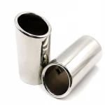 Turbocharger Engine Custom Stainless Steel End 3 Flange Muffler Manifold Header Racing Car Exhaust Upgrade Down Pipe Burnt Tips