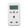 UK socket to UK plug energy socket energy meter