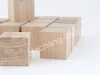 Unfinished Wooden Cubes DIY Crafts Natural Material Raw Blocks