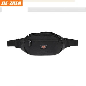 Unisex Black Waist Bag with hand belt for Outdoors Workout Traveling Casual Running Hiking Cycling