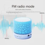 USB wireless microphone speaker MINI plastic speaker box home theatre system speaker from Dingfeng
